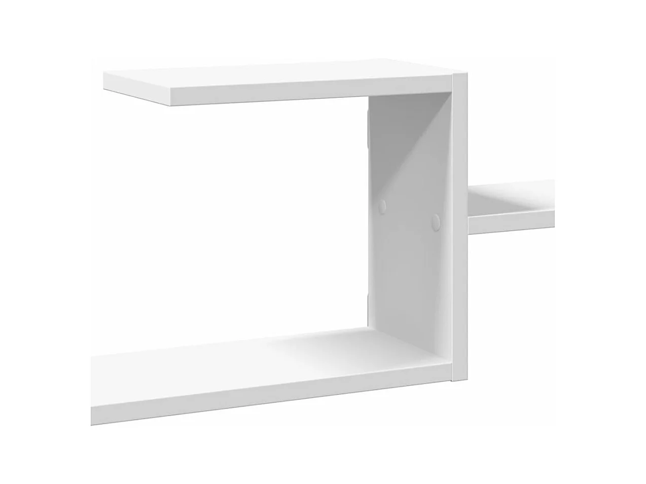 Scaffale a Parete Bianco 104x15x49 cm in Legno Multistrato