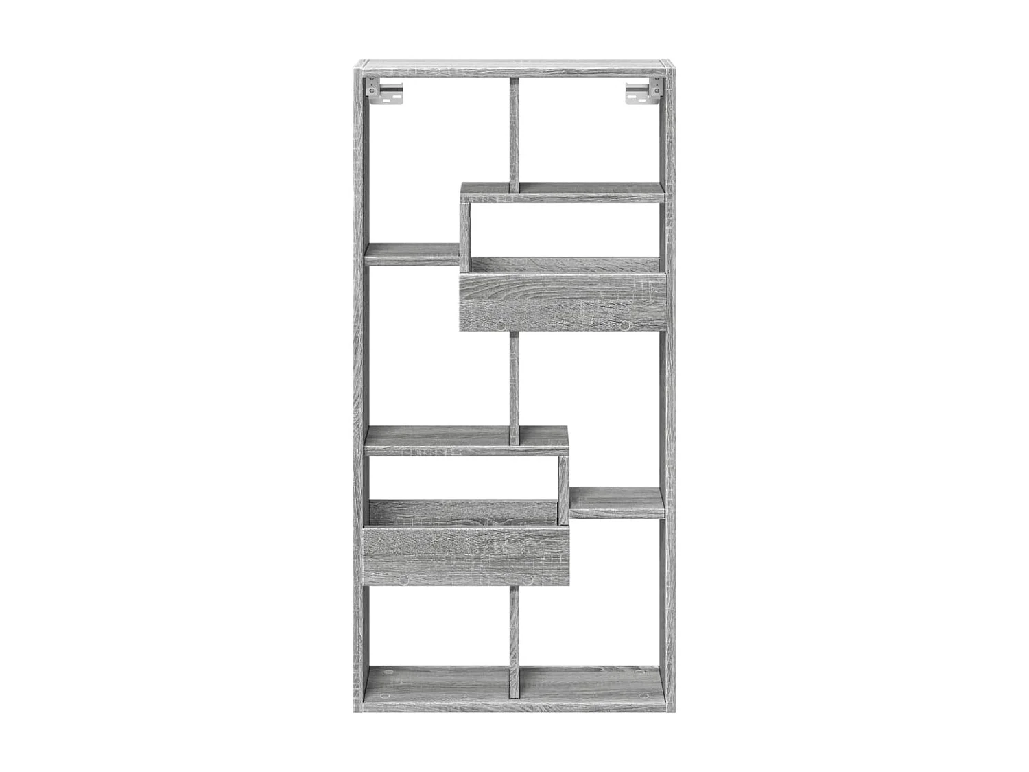 Armoire murale sonoma gris 50x15x100 cm bois d'ingénierie