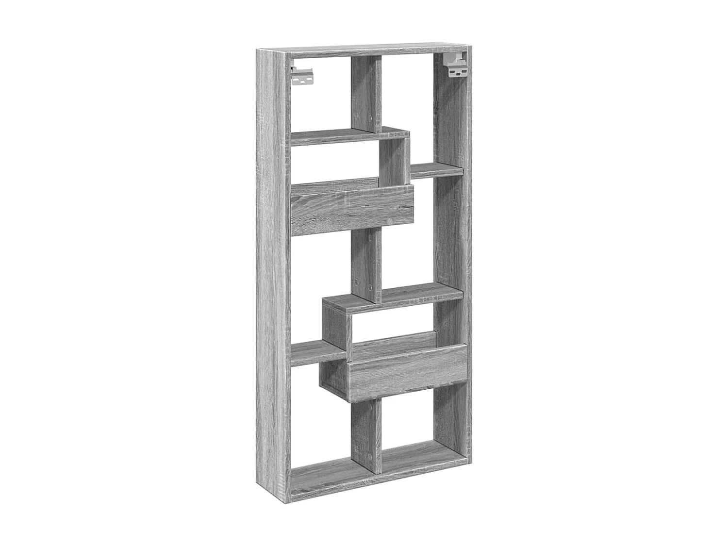 Armoire murale sonoma gris 50x15x100 cm bois d'ingénierie