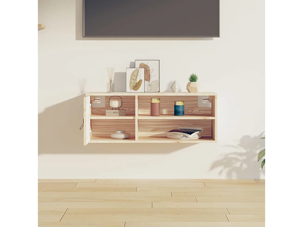 Armoire murale 80x30x30 cm Bois de pin massif