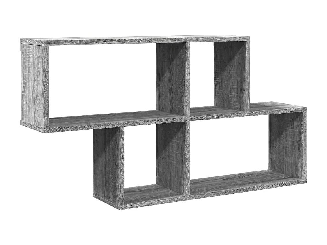 Scaffale a Muro Grigio Sonoma 100x20x53 cm in Legno Multistrato
