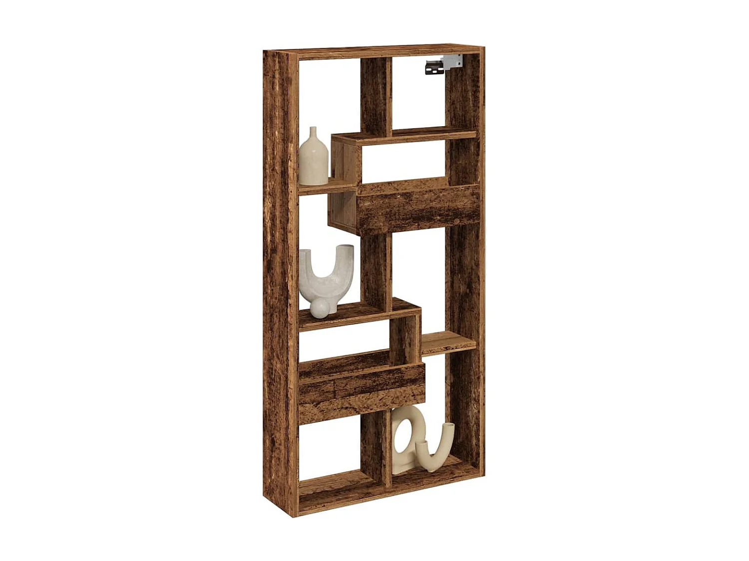 Wandschrank Altholz-Optik 50x15x100 cm Holzwerkstoff