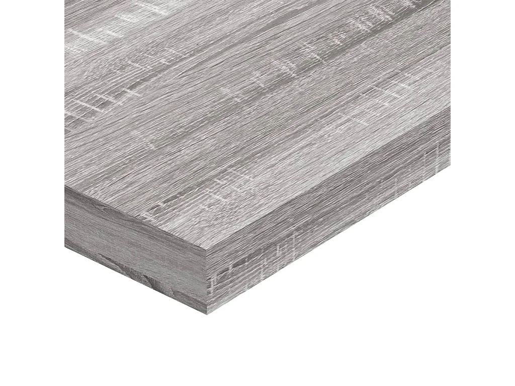 Estantes pared 4 uds madera ingeniería gris Sonoma 100x10x1,5cm
