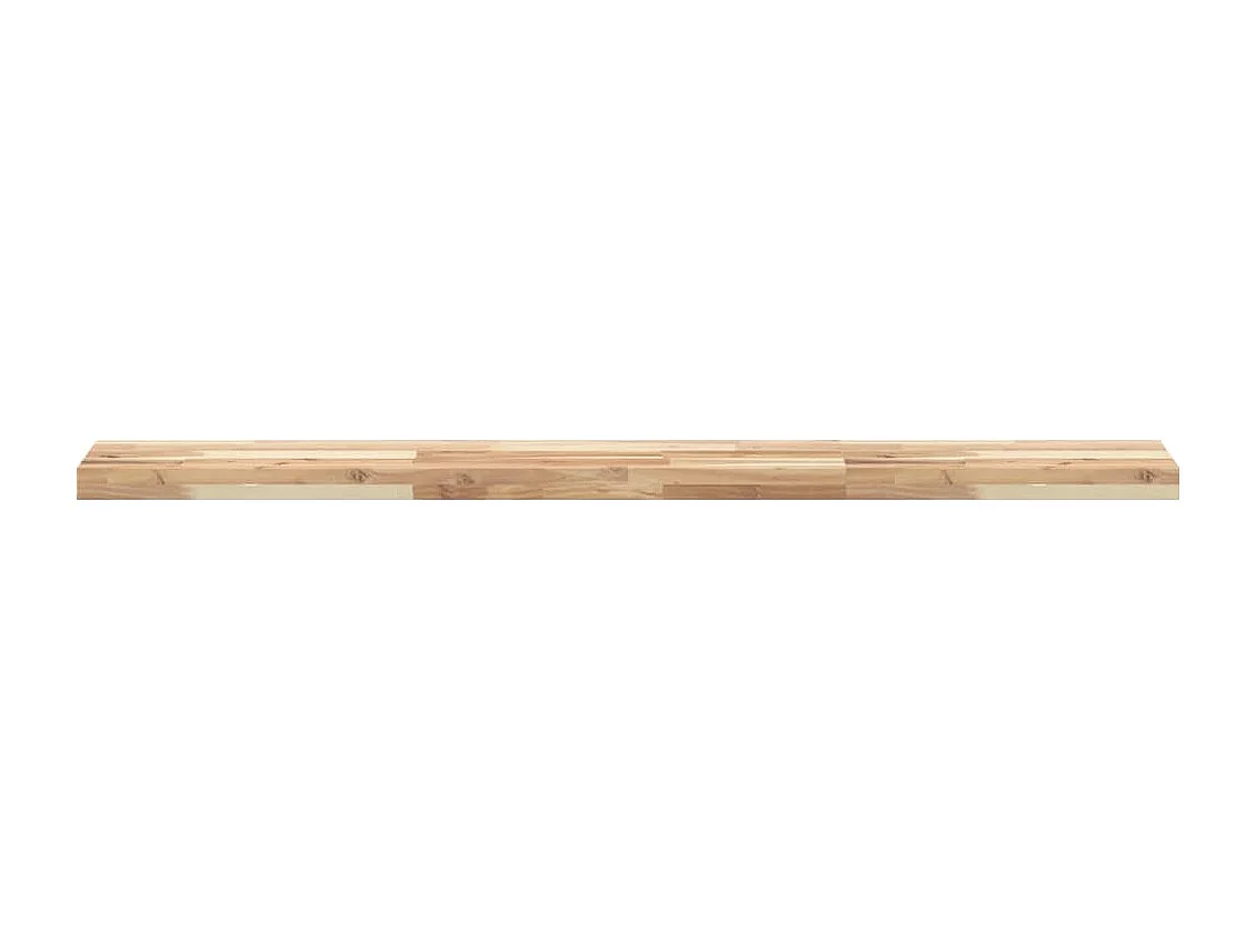 Mensole da Parete 2 pz 140x20x4 cm Legno Acacia Non Trattato