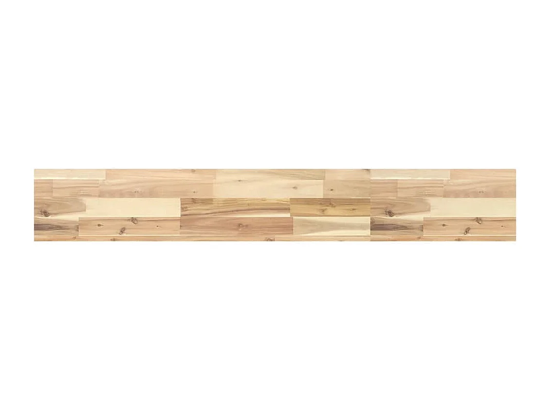 Mensole da Parete 2 pz 140x20x4 cm Legno Acacia Non Trattato