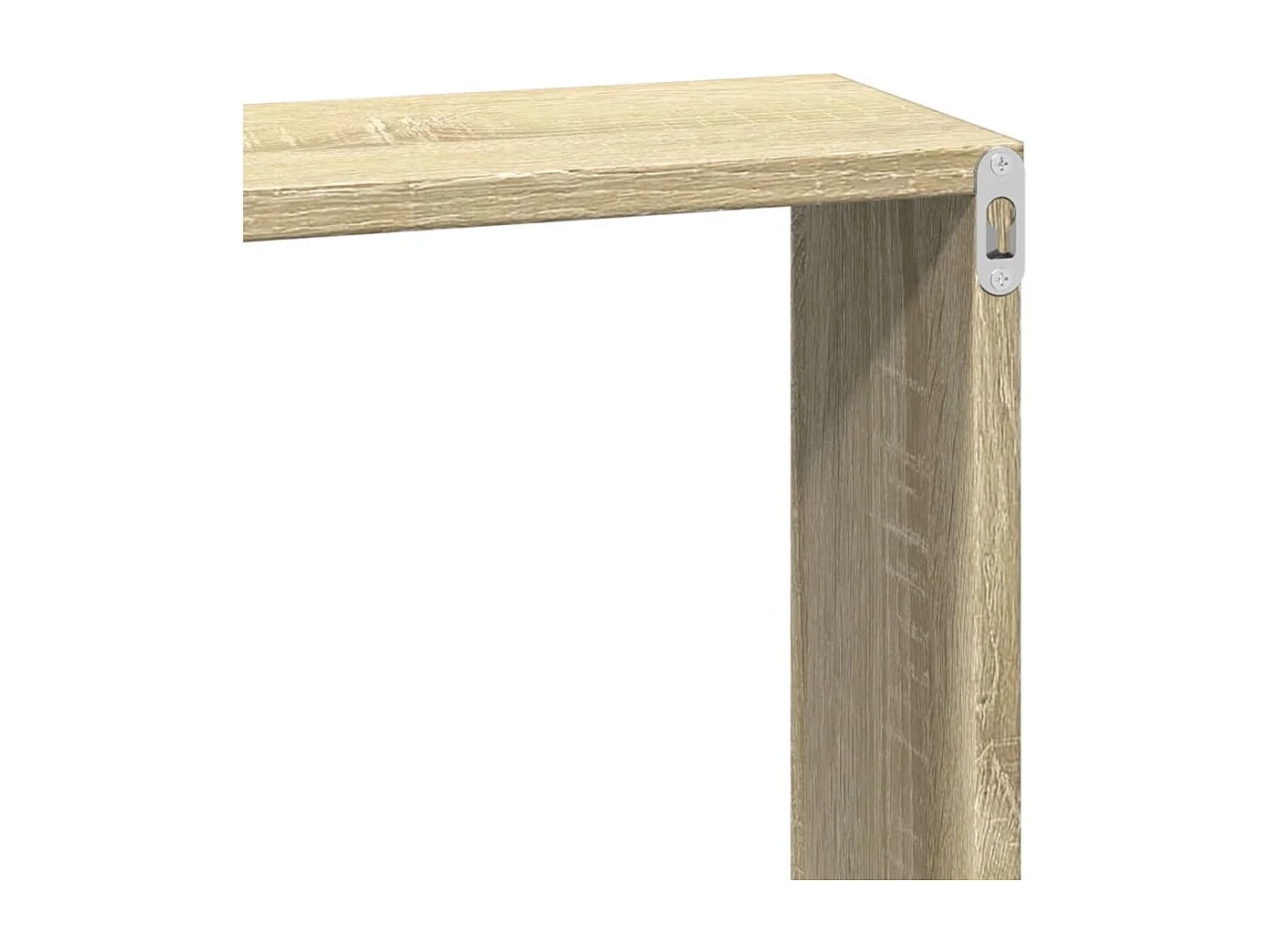 Armário de parede 60x16x30 cm derivados madeira carvalho sonoma