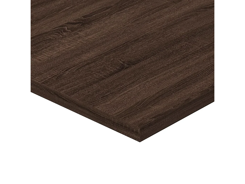 Mensole Parete 4pz Rovere Marrone 60x40x1,5cm Legno Multistrato