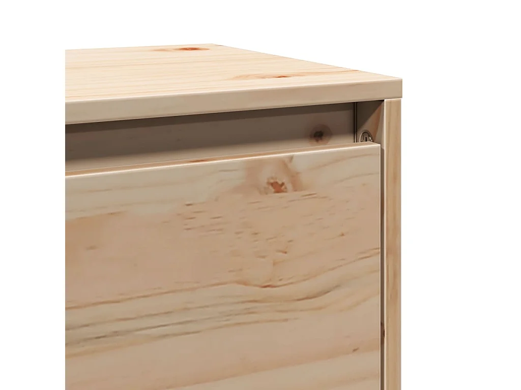 Armoires murales 2 pcs 45x30x35 cm Bois de pin massif