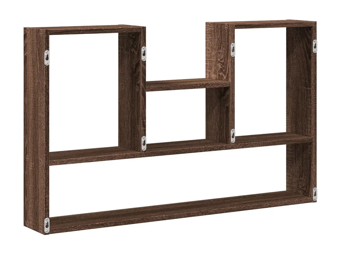 Étagère murale chêne marron 99x15x60 cm bois d'ingénierie