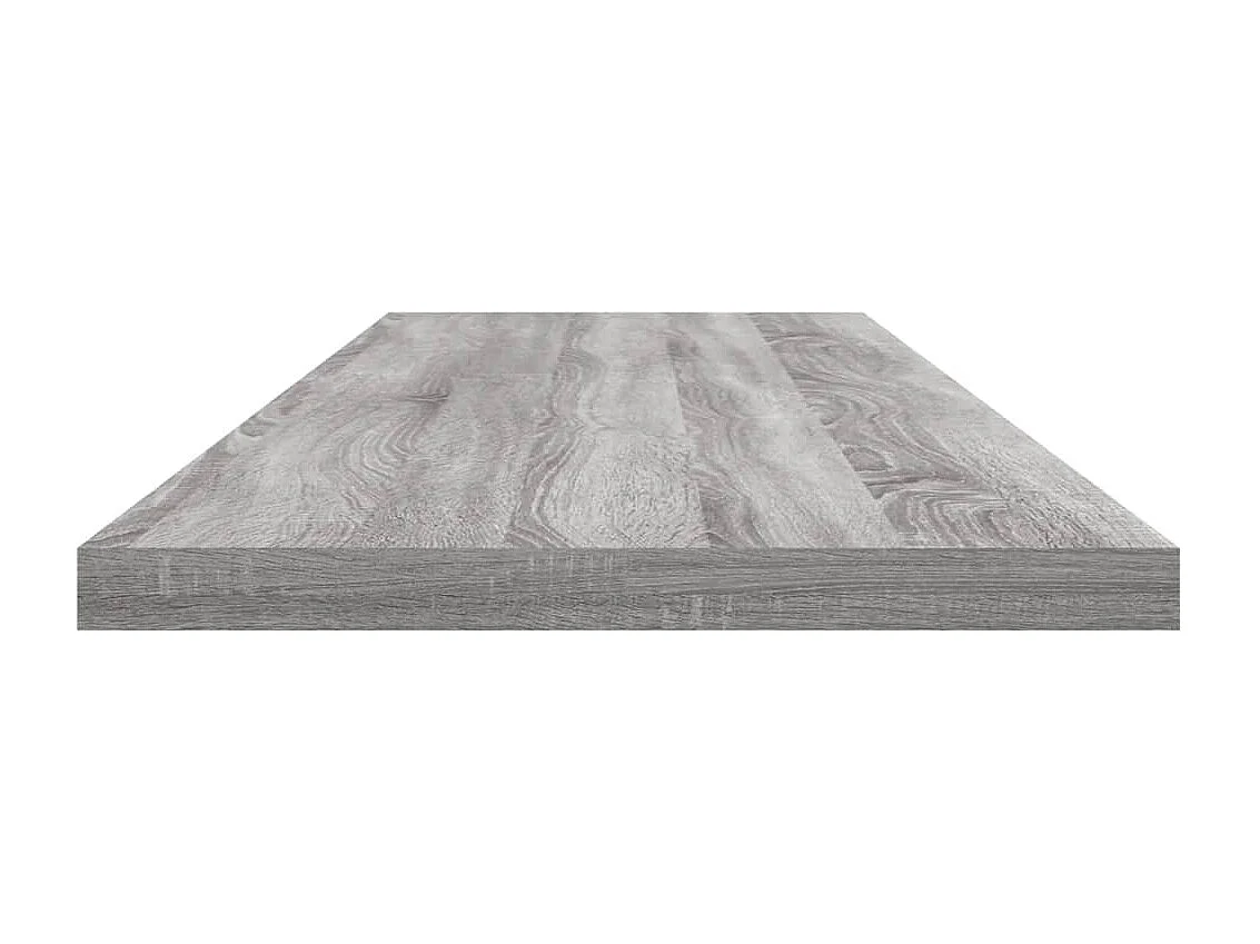 Estantes pared 4 uds madera ingeniería gris Sonoma 100x20x1,5cm