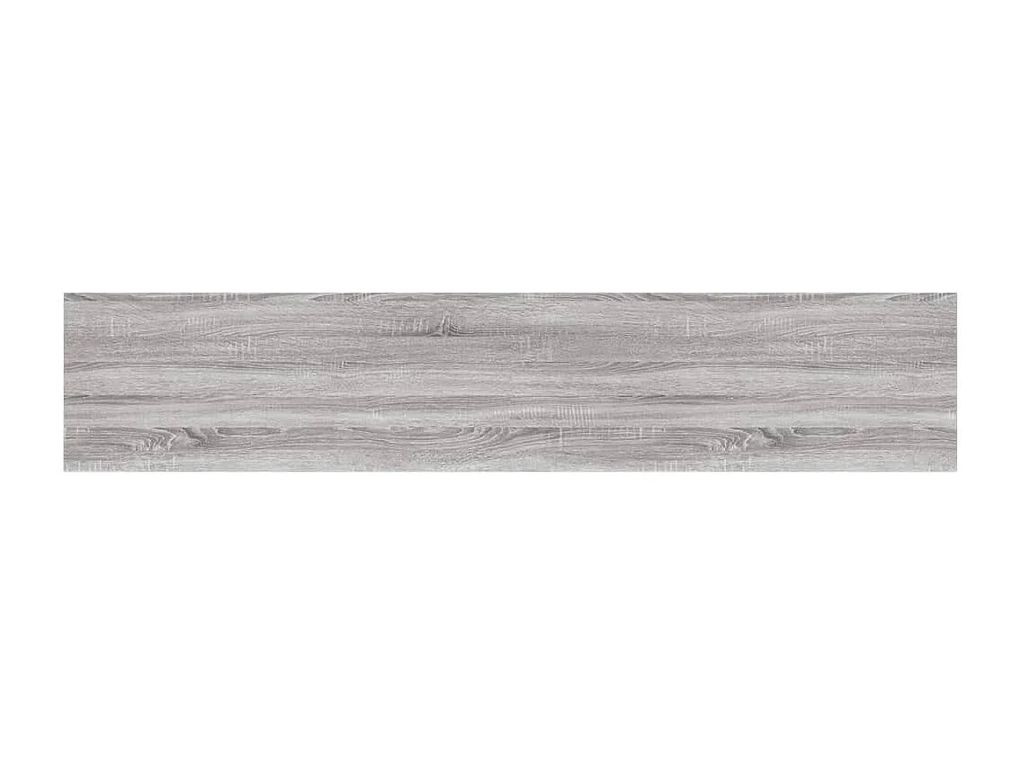 Wandregale 4 Stk. Grau Sonoma 100x20x1,5 cm Holzwerkstoff