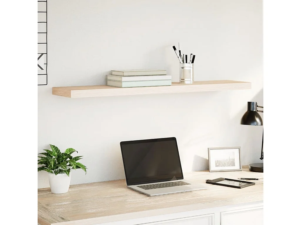 Estante flotante de madera de ingeniería 110x23,5x4 cm