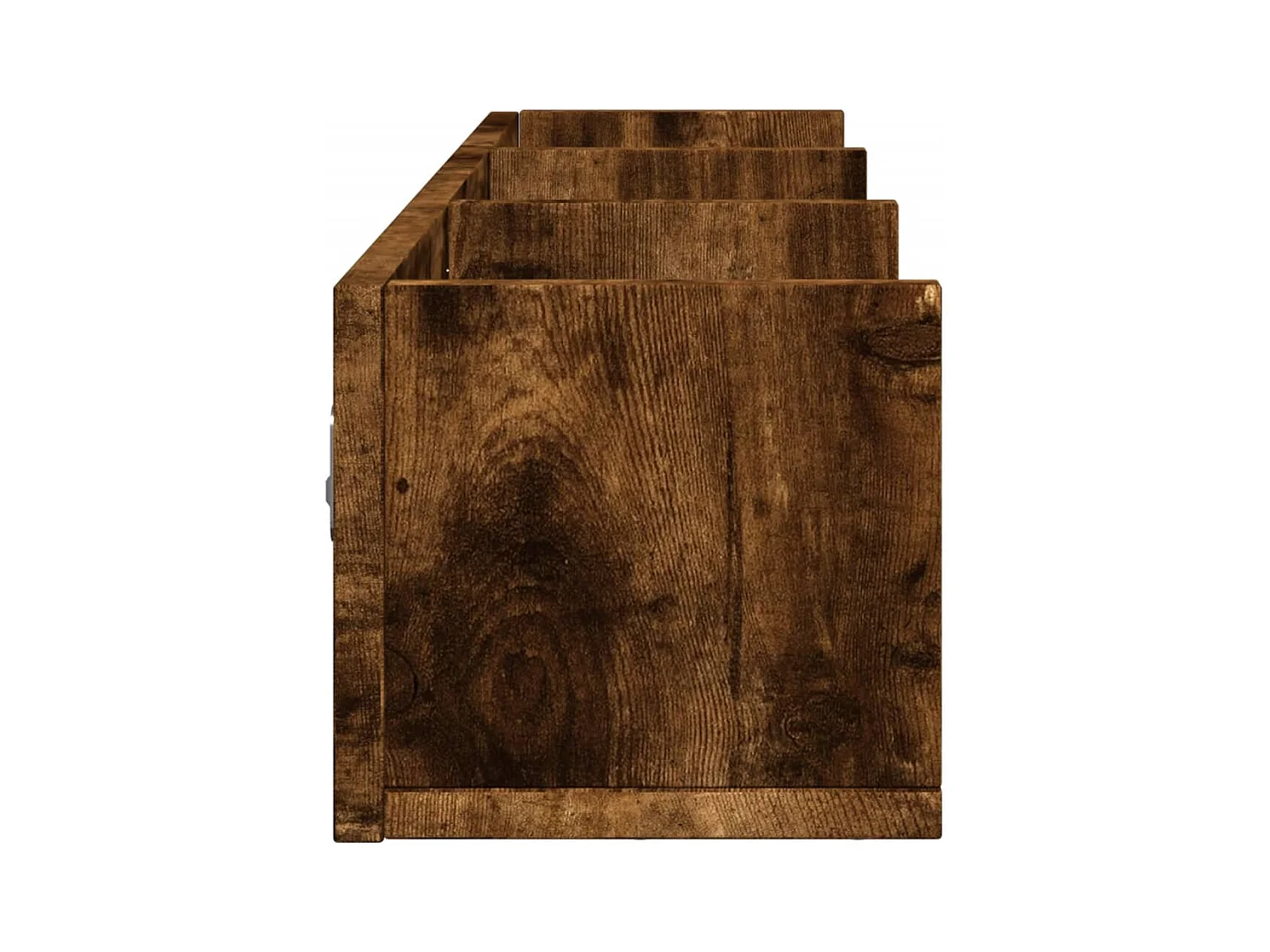 Wandschränke 2 Stk. Räuchereiche 75x18x16,5 cm Holzwerkstoff