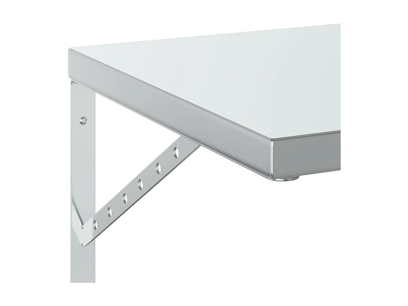 Prateleiras de parede 2 pcs 50x40 cm aço inoxidável prateado