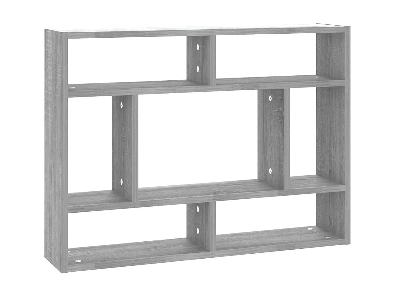 Estante 75x16x55 cm derivados de madeira cinzento sonoma