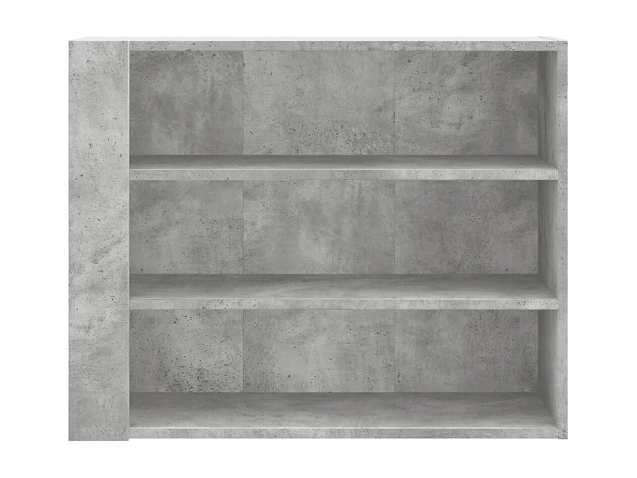 Armoire murale gris béton 75x35x60 cm bois d'ingénierie