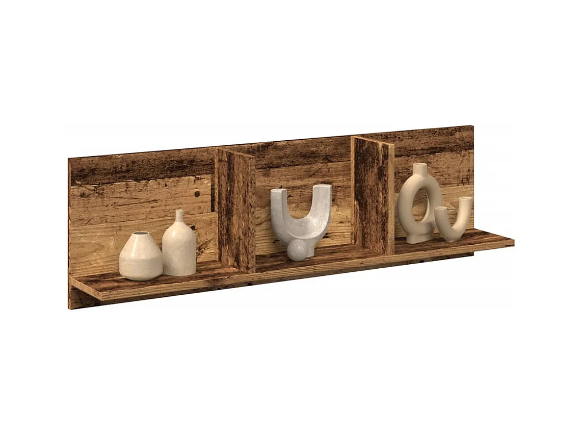 Armoire murale 100x16,5x30 cm vieux bois bois d'ingénierie
