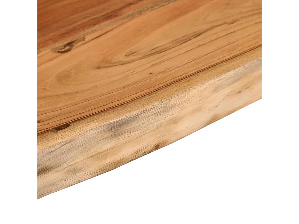 Prateleira de parede retangular 80x30x2,5 cm acácia maciça