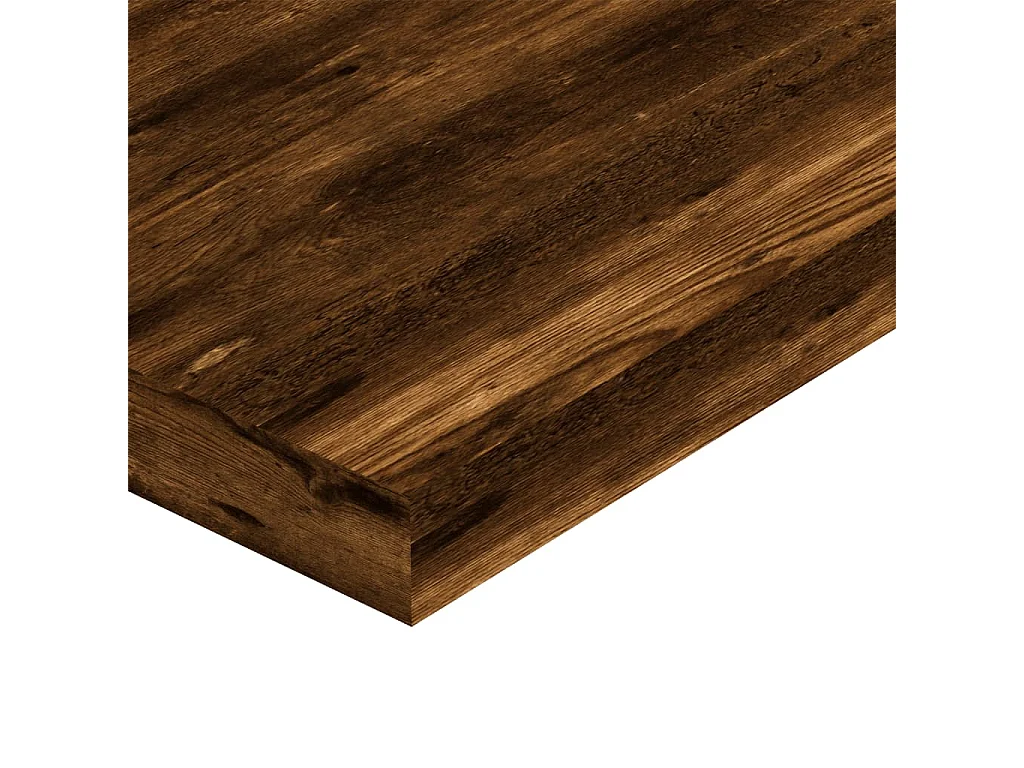 Estantes pared 4 uds madera ingeniería roble humo 60x10x1,5 cm