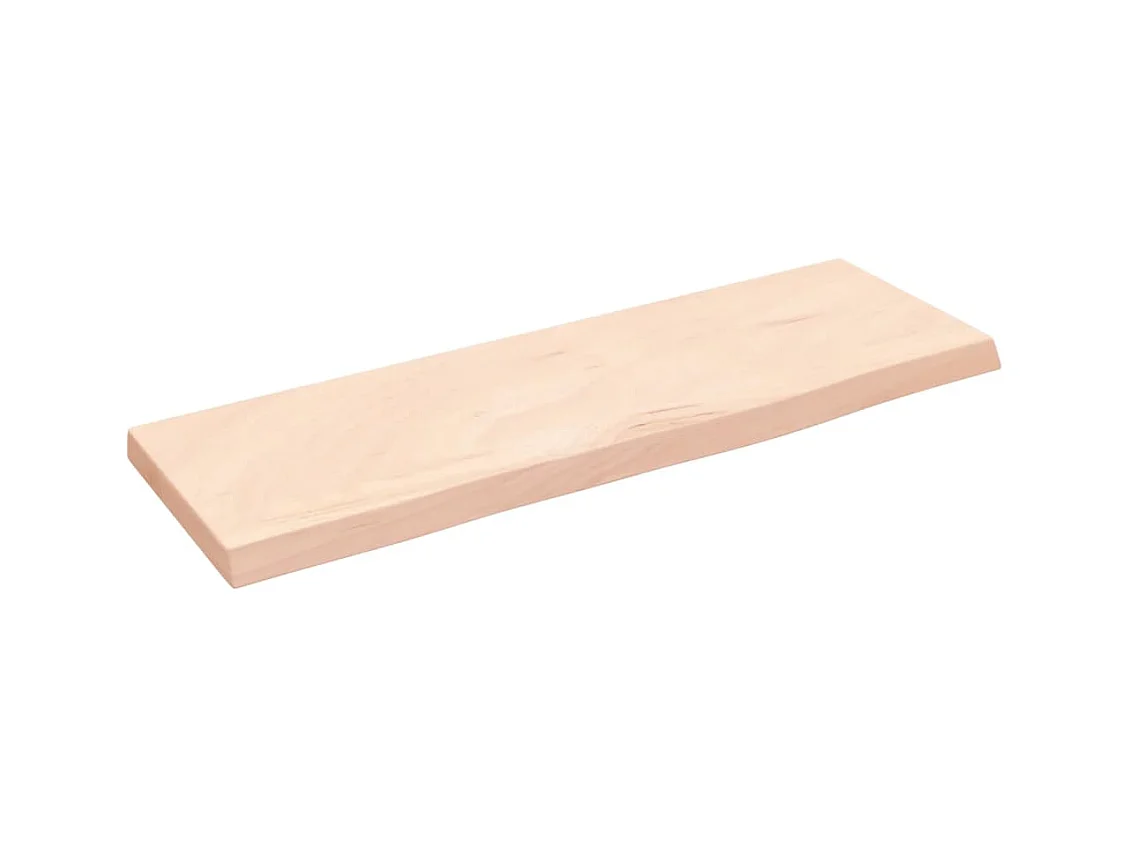 Étagère murale 60x20x2 cm bois de chêne massif non traité