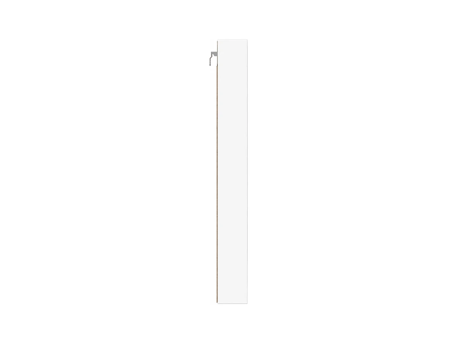 Armoire à vitrine blanc 100x8,5x75 cm bois d'ingénierie