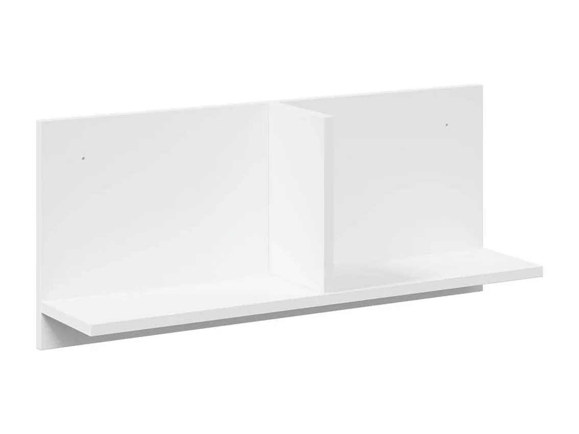 Mobile a Parete 70x16,5x30 cm Bianco in Legno Multistrato