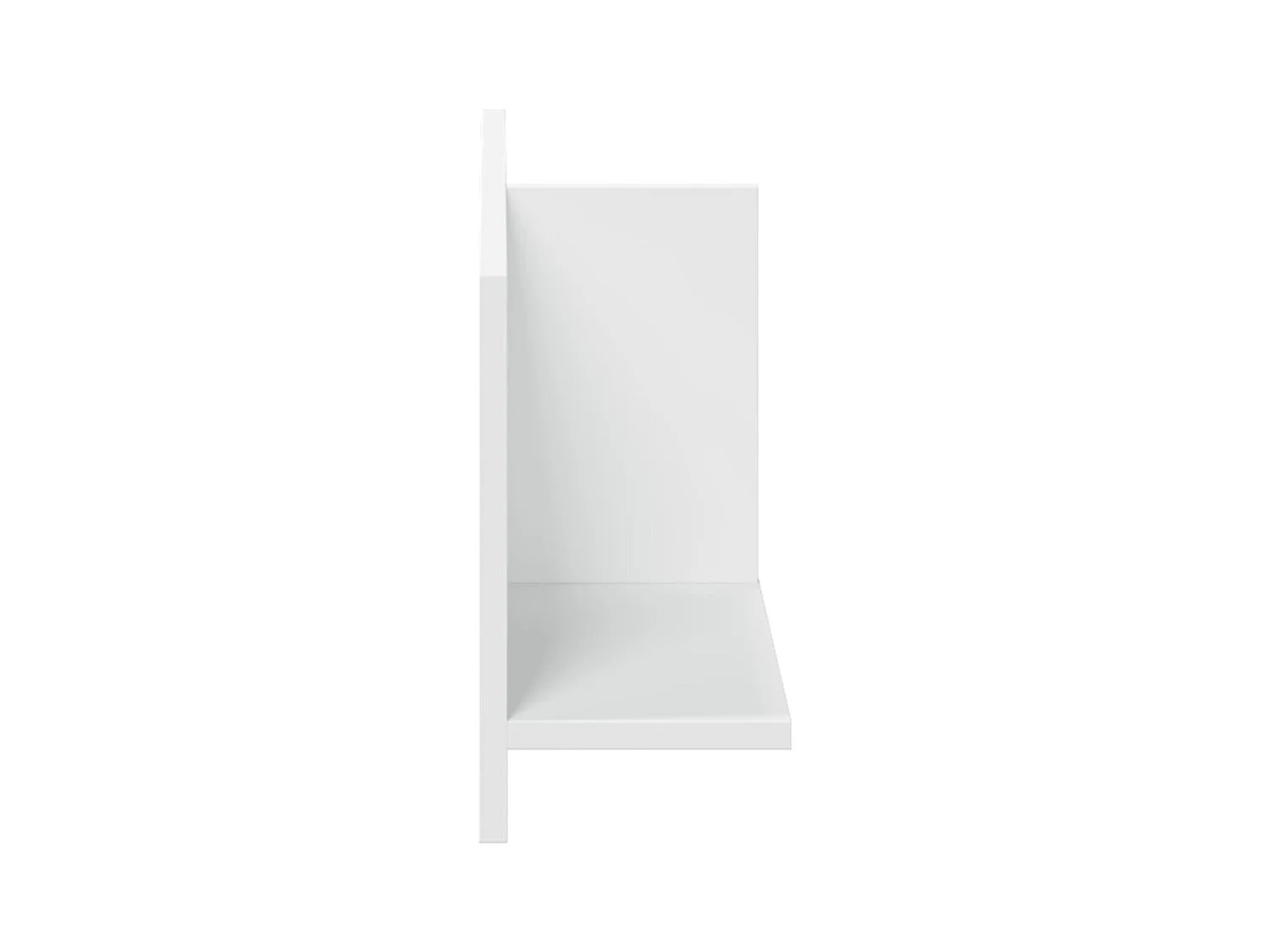 Armoire murale 70x16,5x30 cm blanc bois d'ingénierie