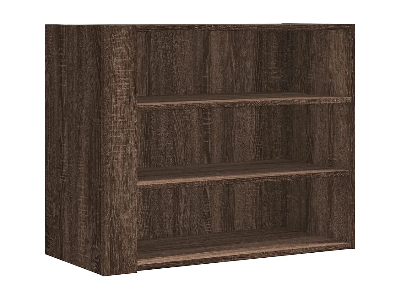Armoire murale chêne marron 75x35x60 cm bois d'ingénierie