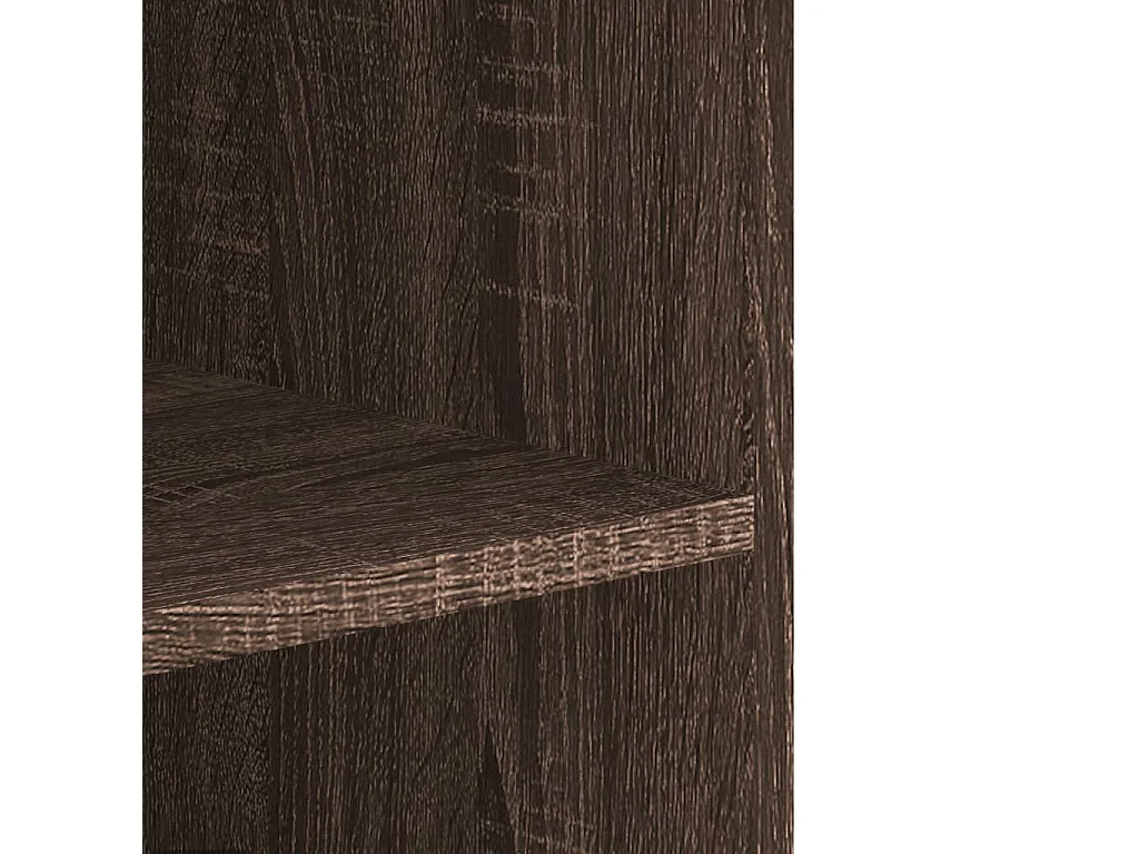 Armoire murale chêne marron 75x35x60 cm bois d'ingénierie