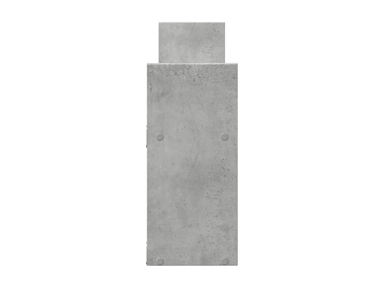Armoire murale 100x18x40 cm gris béton bois d'ingénierie