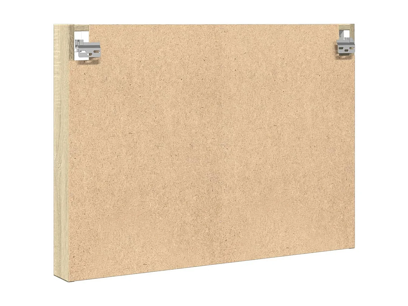 Armadietto Vetrina Rovere Sonoma 80x8,5x58 cm Legno Multistrato