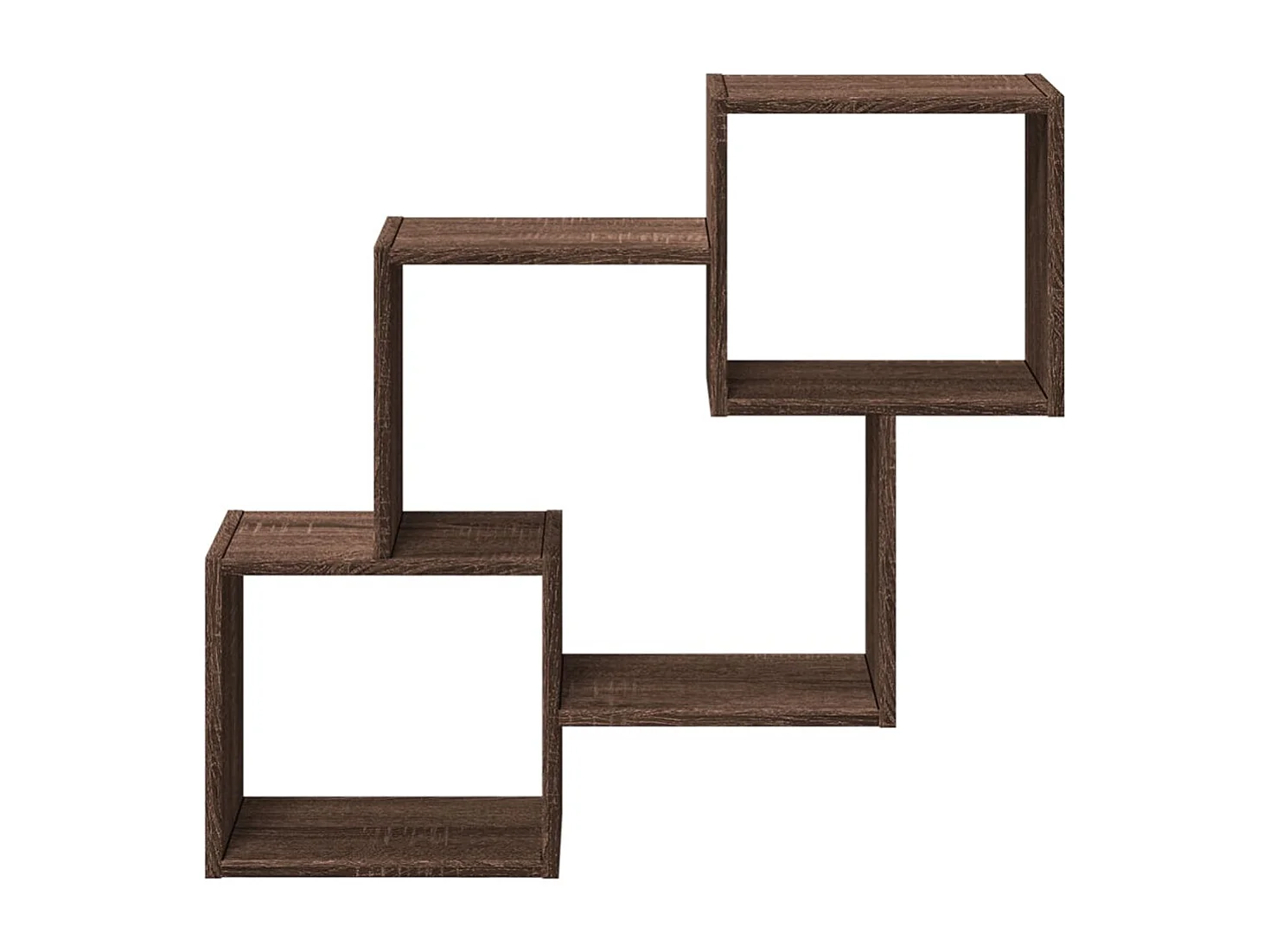 Armoire murale 78x18x71 cm chêne marron d'ingénierie