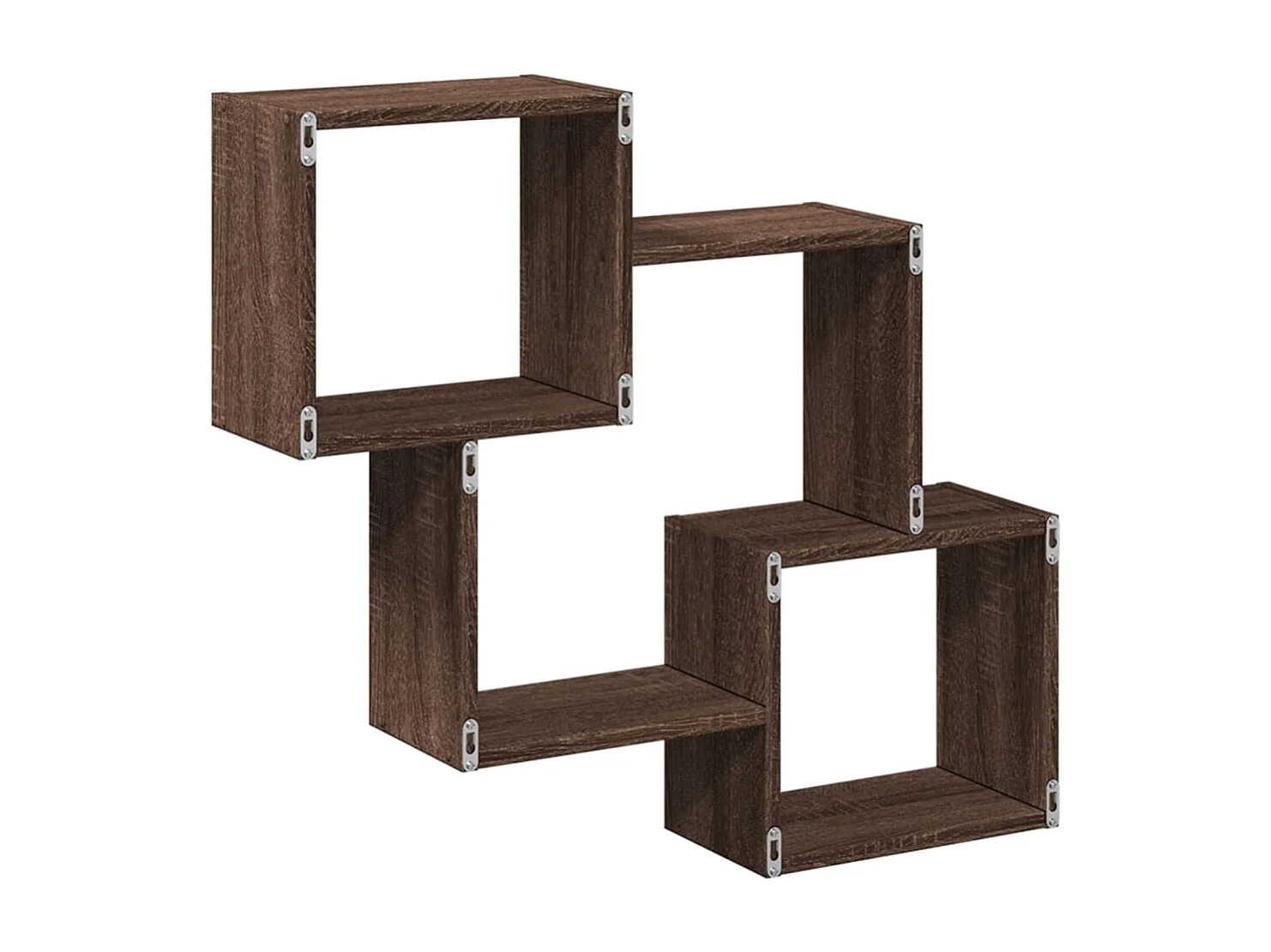 Armoire murale 78x18x71 cm chêne marron d'ingénierie