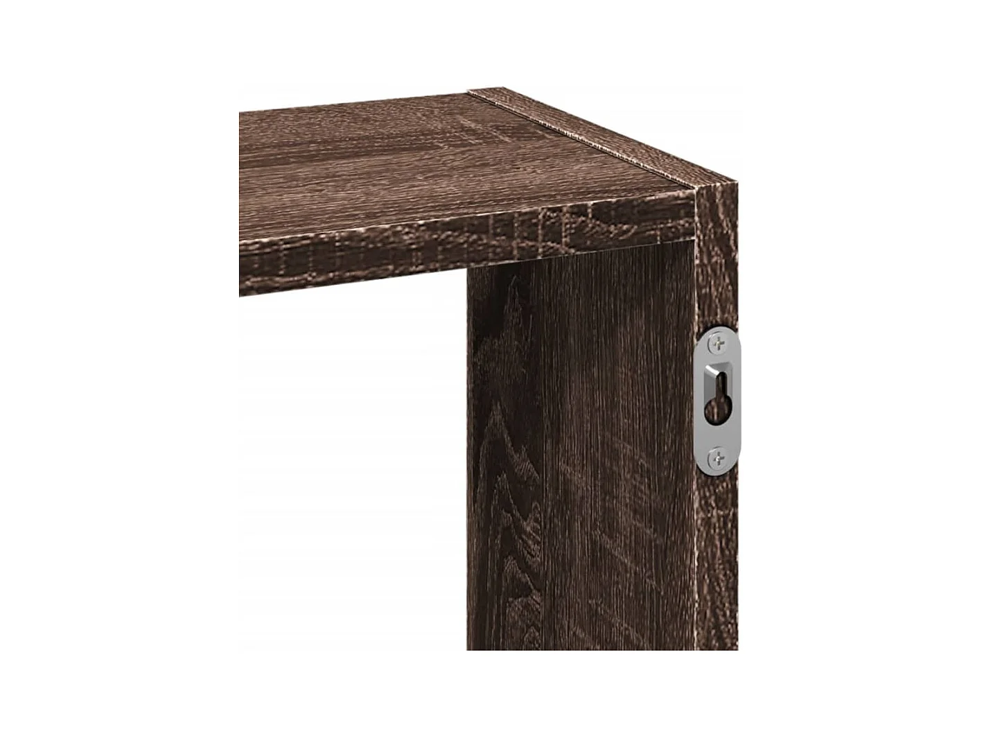 Étagère murale chêne marron 159x18x66 cm bois d'ingénierie