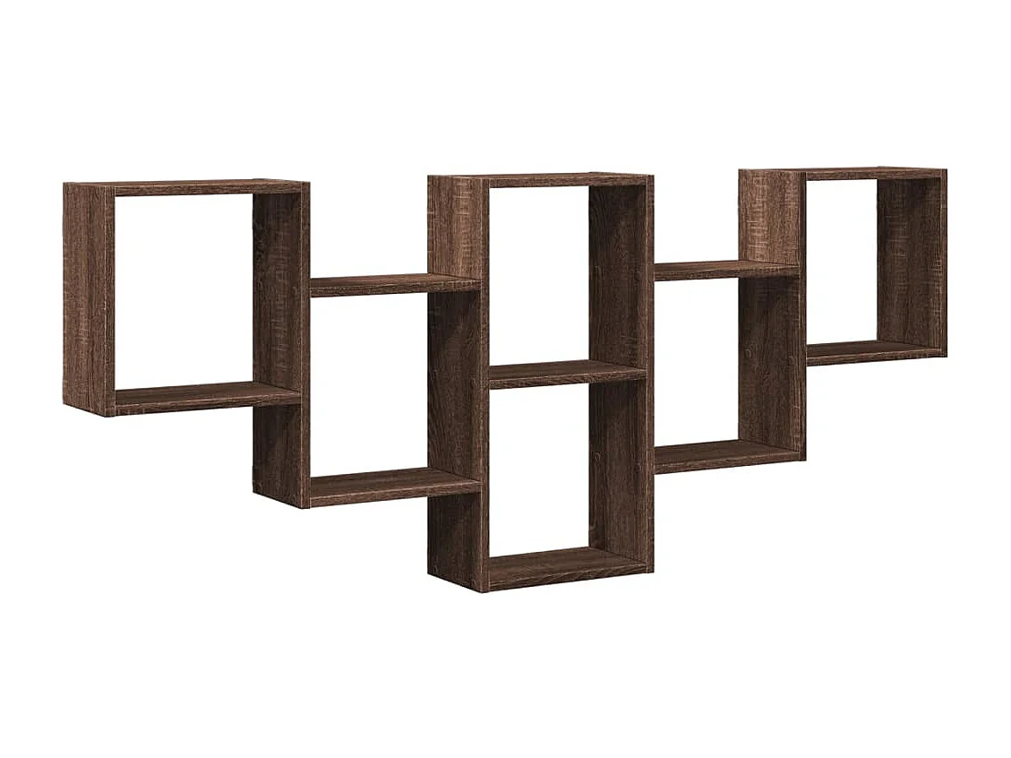 Étagère murale chêne marron 159x18x66 cm bois d'ingénierie