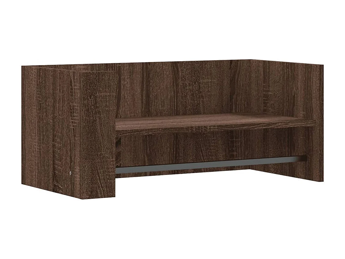 Étagère murale chêne marron 70,5x35x30,5 cm bois d'ingénierie
