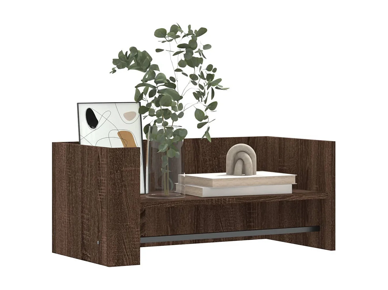 Étagère murale chêne marron 70,5x35x30,5 cm bois d'ingénierie