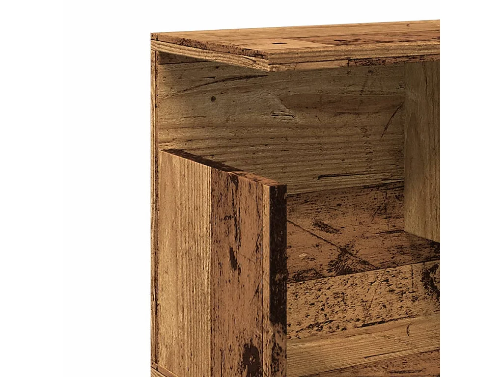 Armoire murale 80x20x30 cm vieux bois bois d'ingénierie