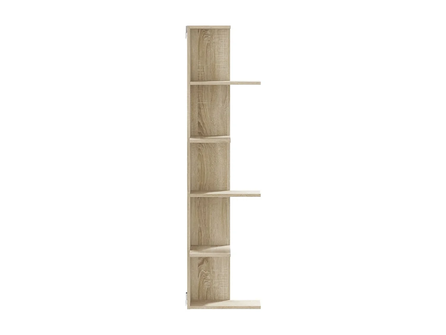 Wand-Eckregal Sonoma-Eiche 36,5x36,5x140 cm Holzwerkstoff