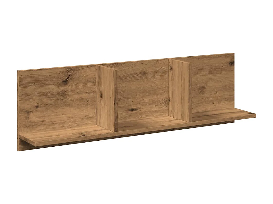 Armoire murale 100x16,5x30 cm chêne artisanal bois d'ingénierie