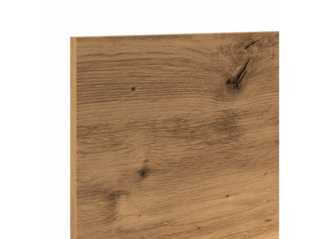 Armoire murale 100x16,5x30 cm chêne artisanal bois d'ingénierie