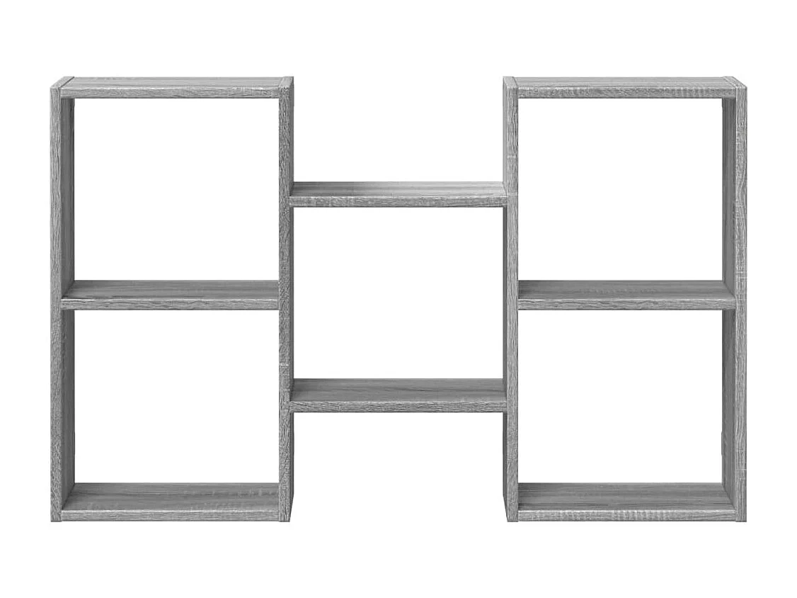 Wandregal Grau Sonoma 96x18x60 cm Holzwerkstoff