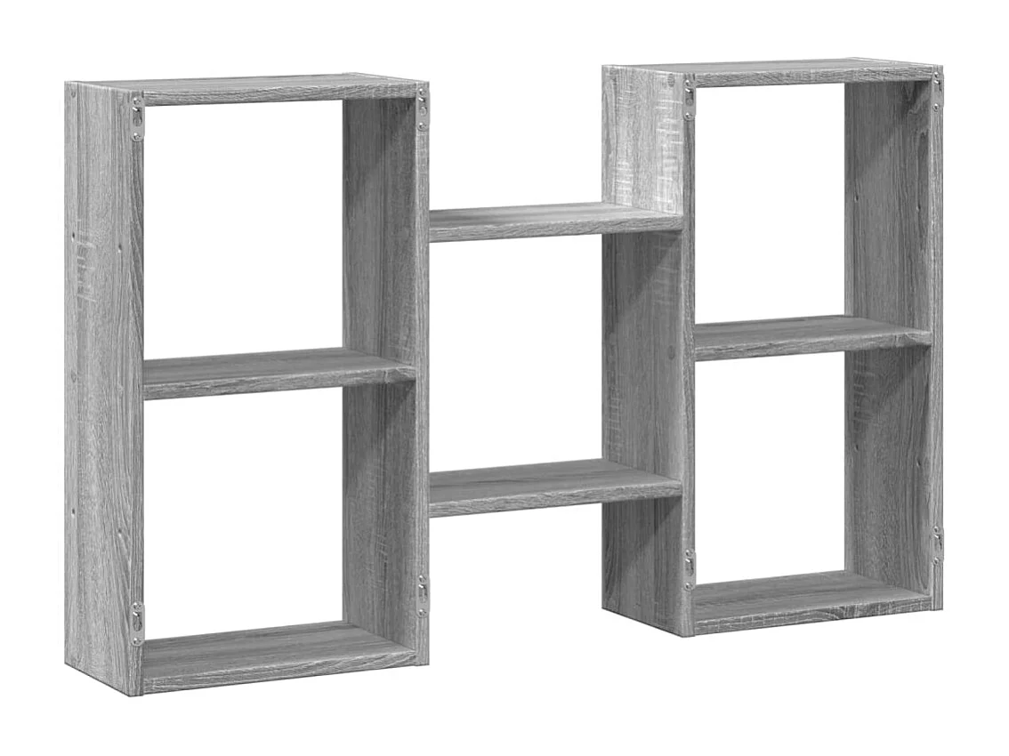 Wandregal Grau Sonoma 96x18x60 cm Holzwerkstoff