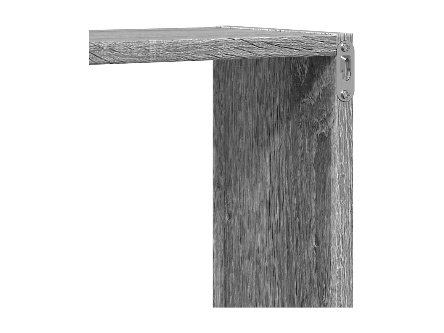 Wandregal Grau Sonoma 96x18x60 cm Holzwerkstoff