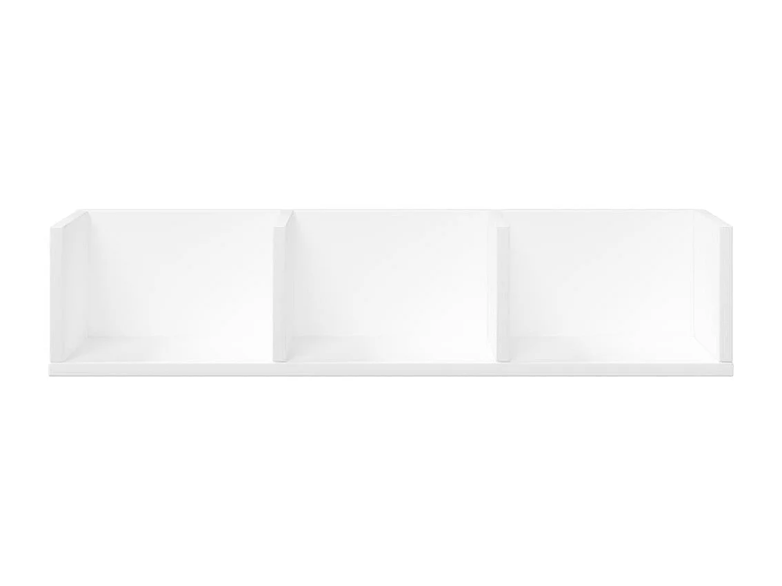 Wandkasten 2 st 75x18x16,5 cm bewerkt hout wit