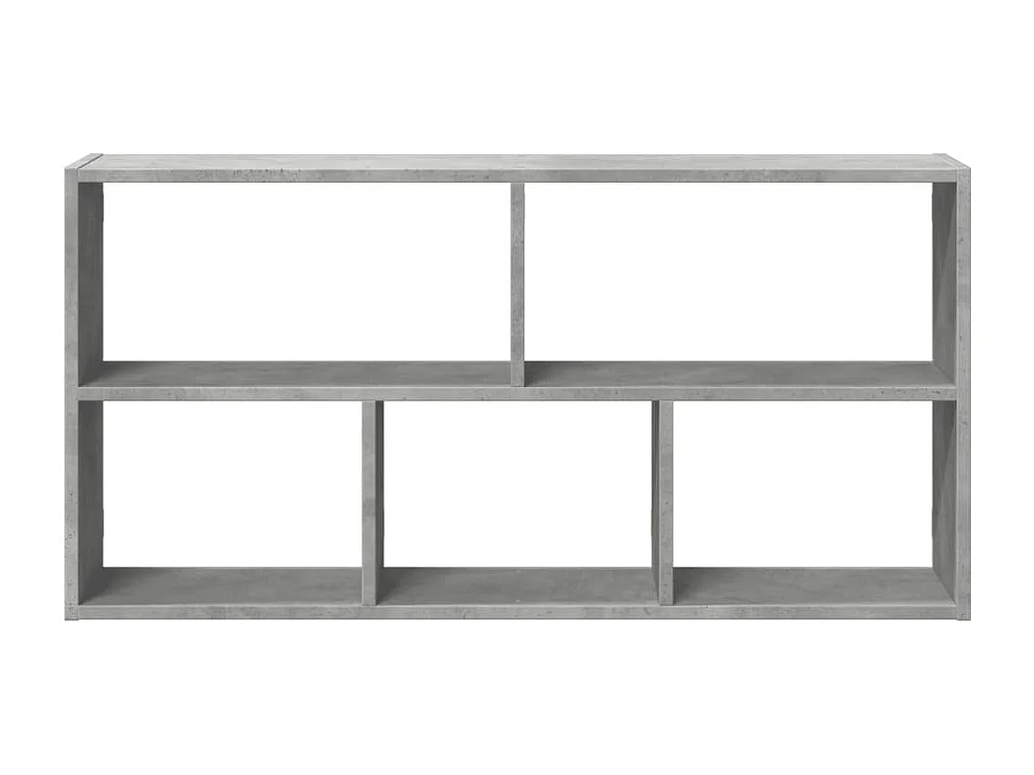 Étagère murale gris béton 100x25x50 cm bois d'ingénierie