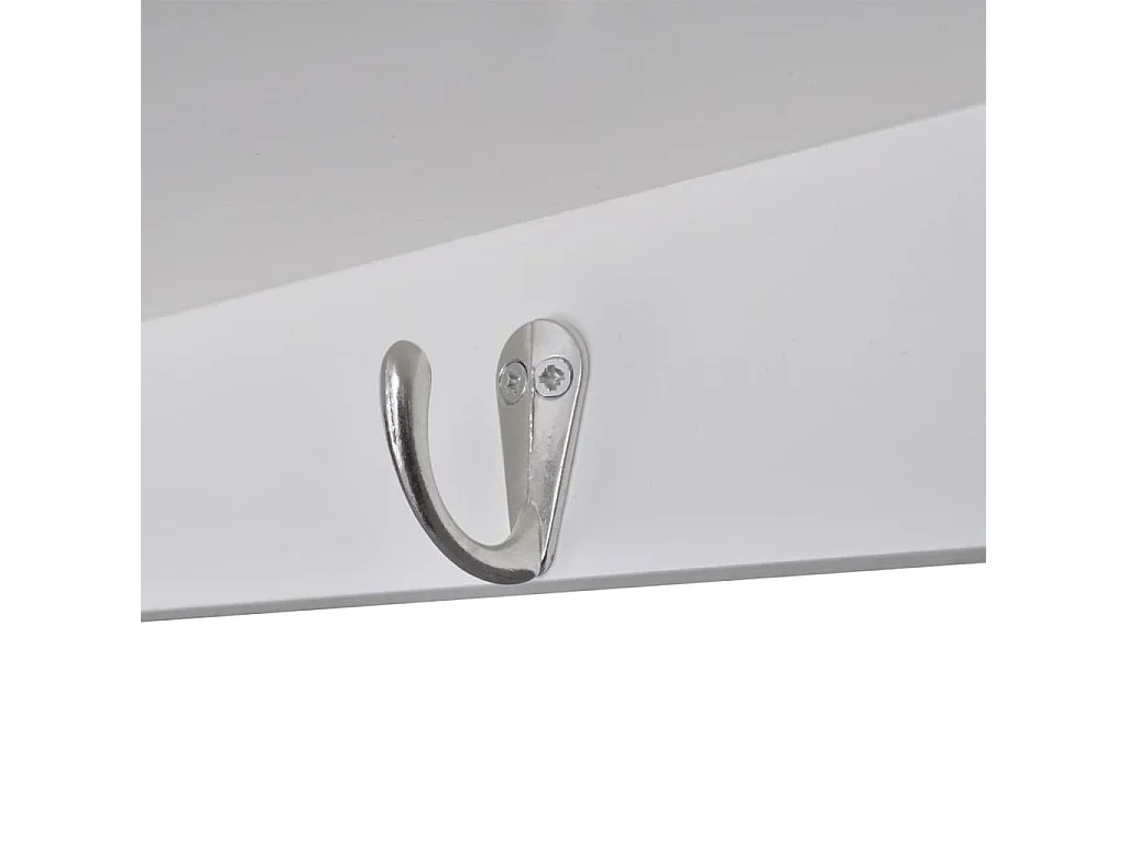 Pensile da cucina in legno bianco