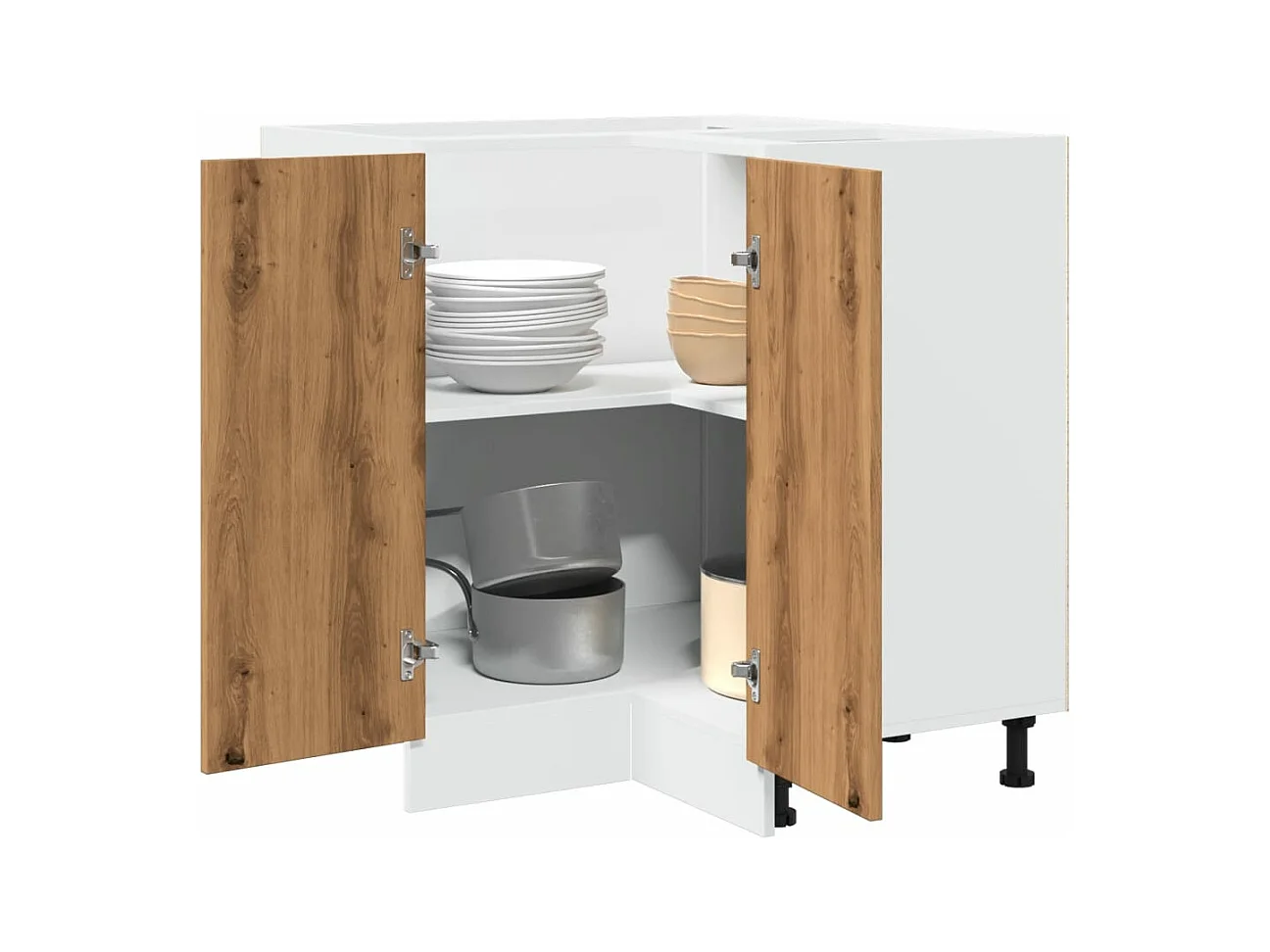Armoire de cuisine chêne artisanal 75,5x75,5x81,5 cm