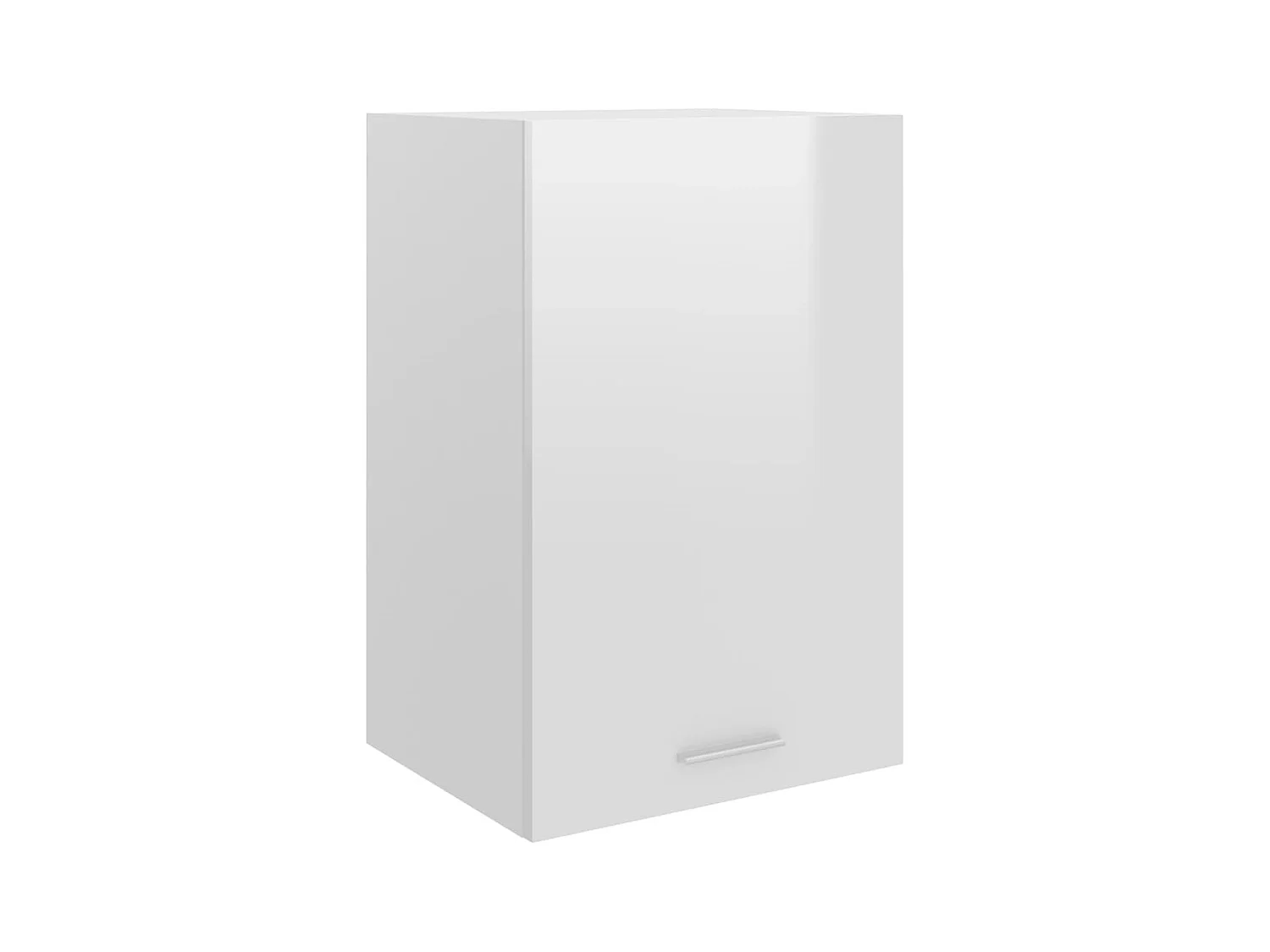 Armoire suspendue Blanc brillant 39,5x31x60cm Bois d'ingénierie