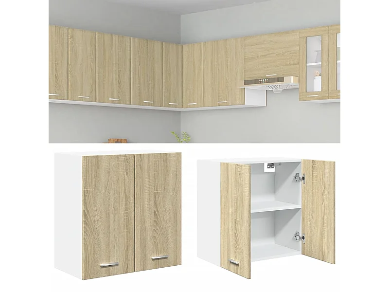 Hängeschrank Sonoma-Eiche 60x31x60 cm Spanplatte